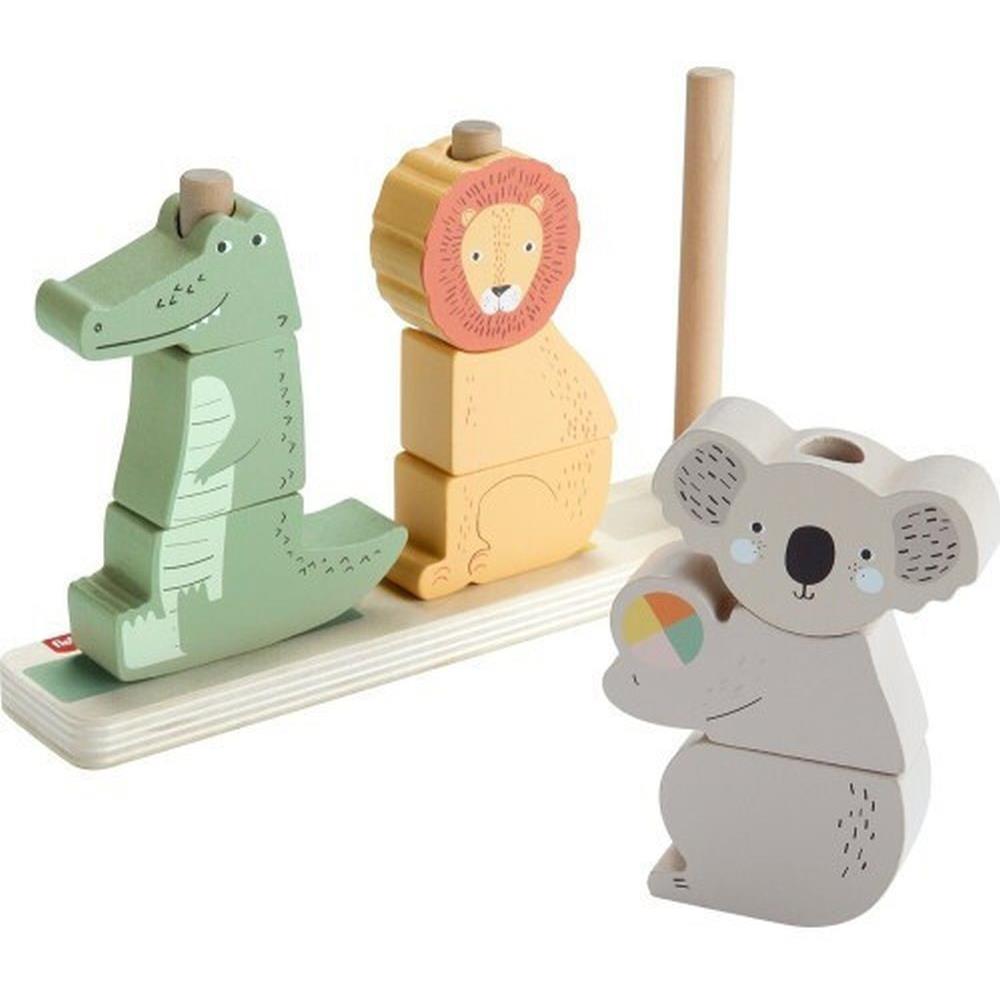 Fisher-Price®: Ξύλινα Ζωάκια – Stack & Sort (HXV04)