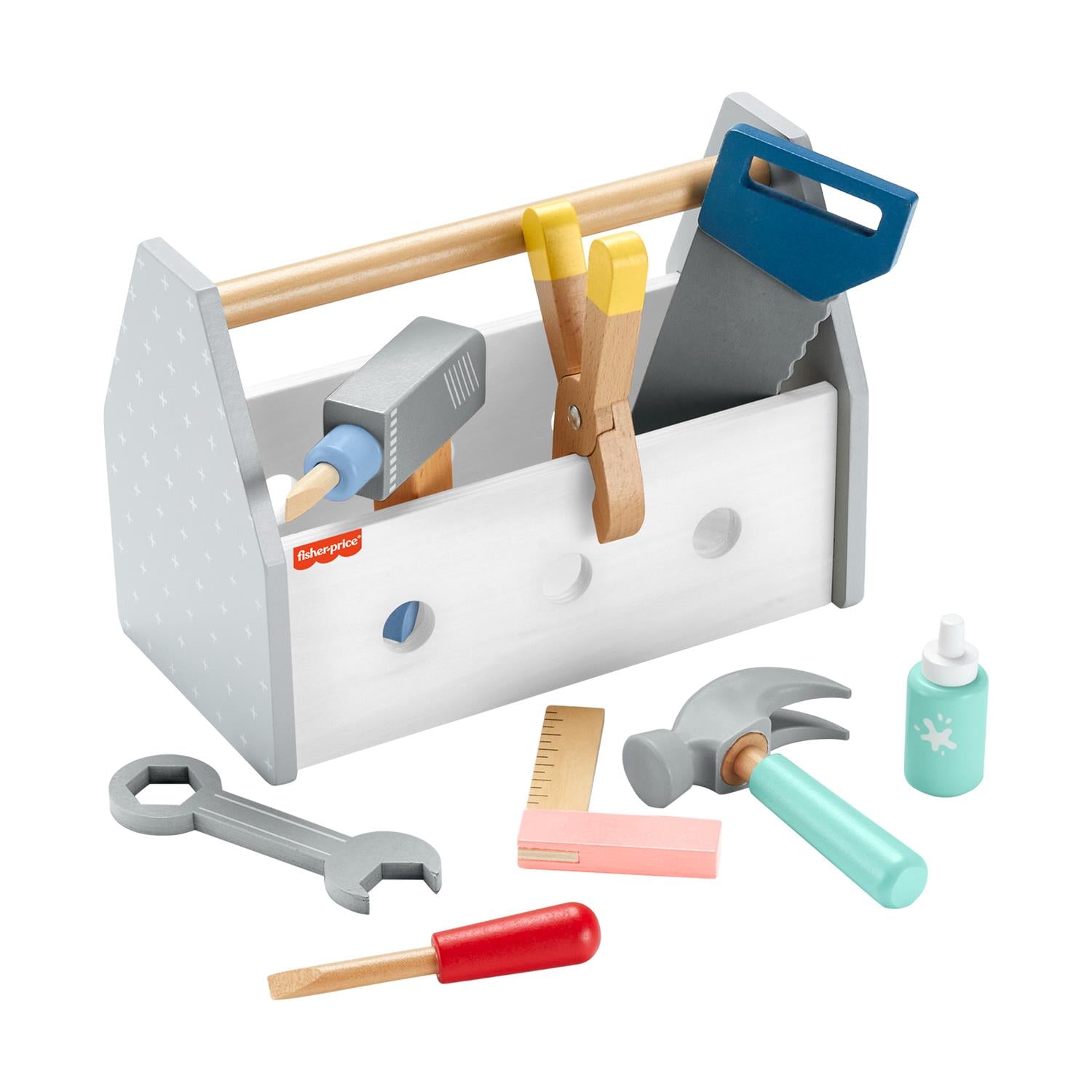Fisher-Price®: Wooden Tool Box Set (HYG50)