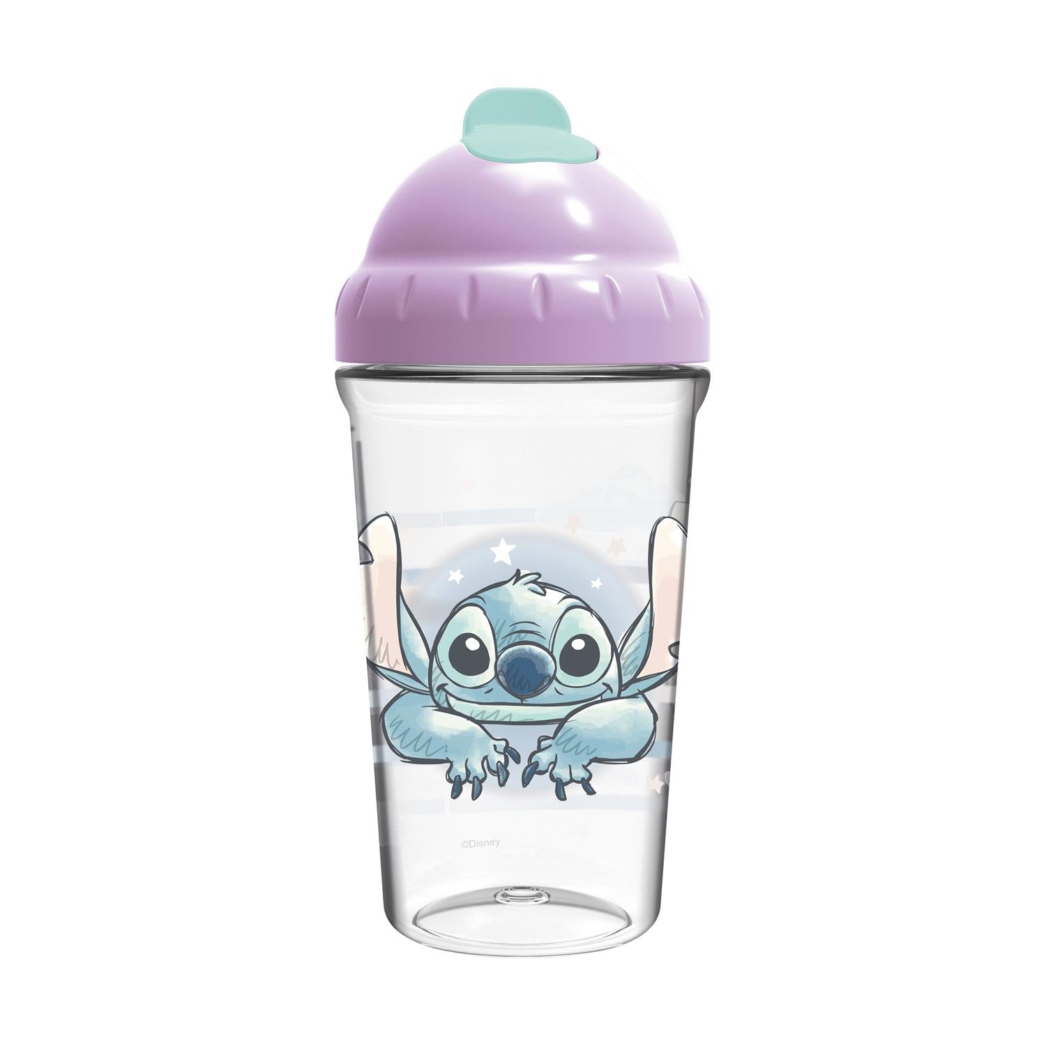 Stor Disney: Stitch Cuddle Me – Παιδικό Ποτήρι με Εύκαμπτο Καλαμάκι