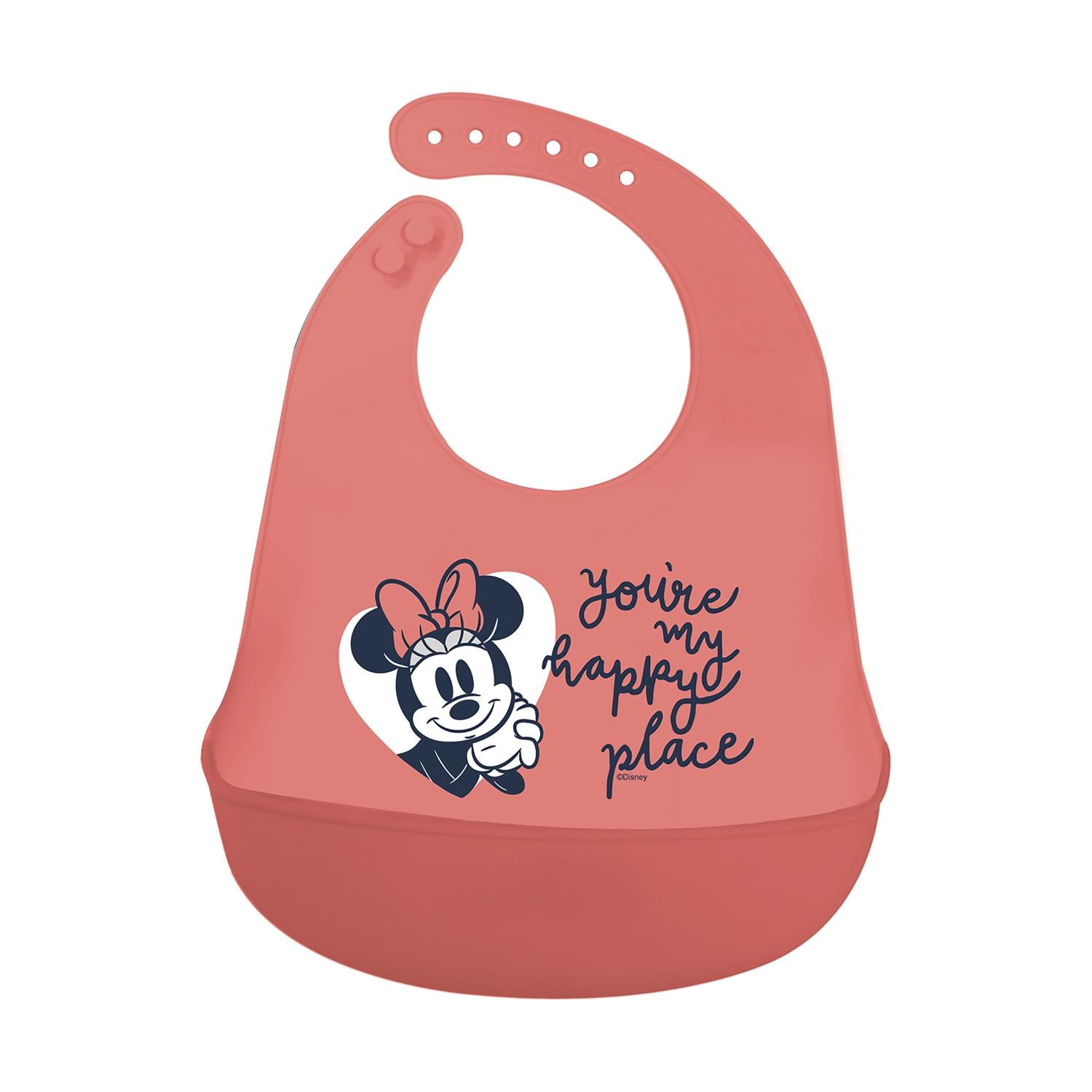 Stor Disney: Minnie Mouse Heart Full - Toddler Silicone Bib (10729)