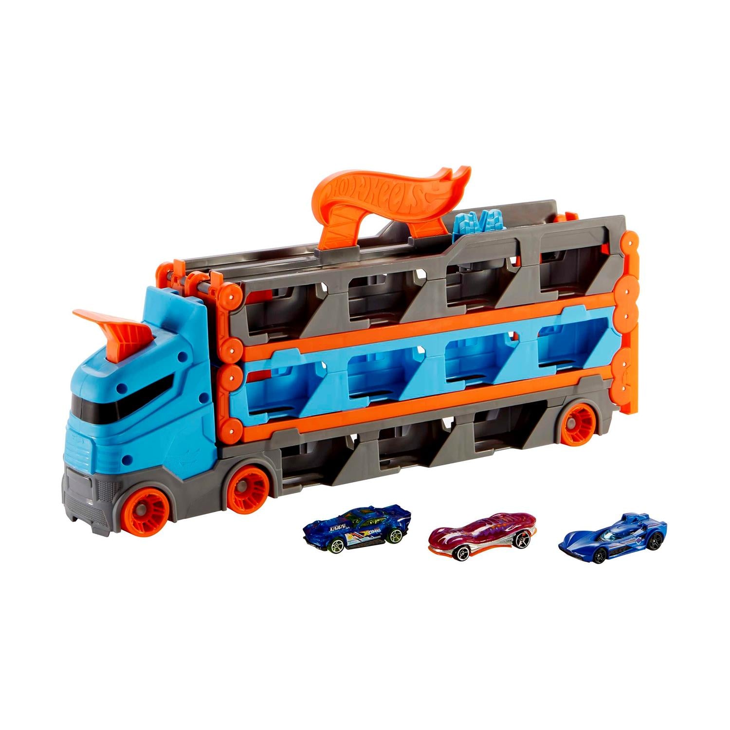 Mattel Hot Wheels City: Νταλίκα Αυτοκινητόδρομος – Πίστα 2 σε 1 (GVG37)