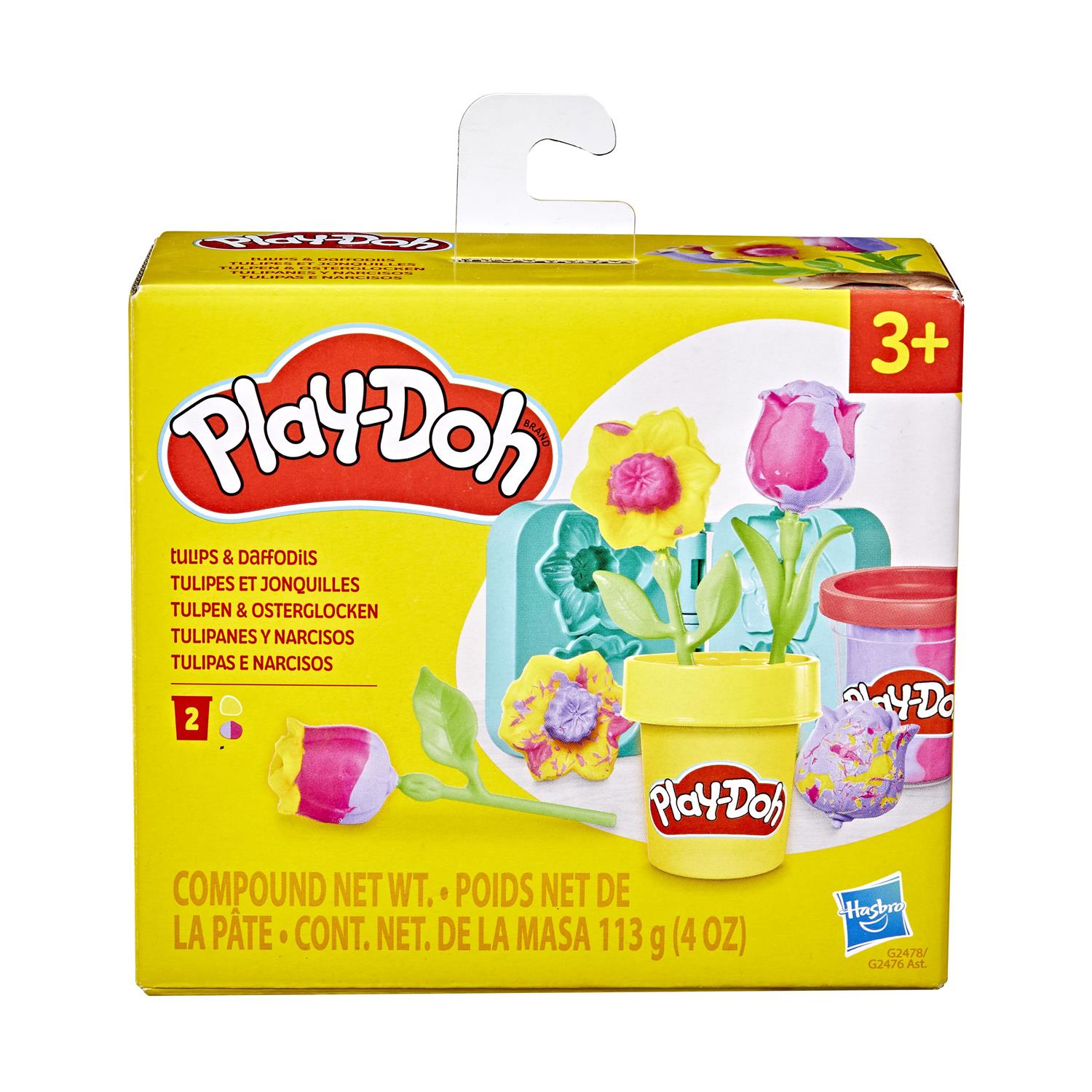 Hasbro Play-Doh: Lil Flowers - Tulips And Daffodils (G2478)