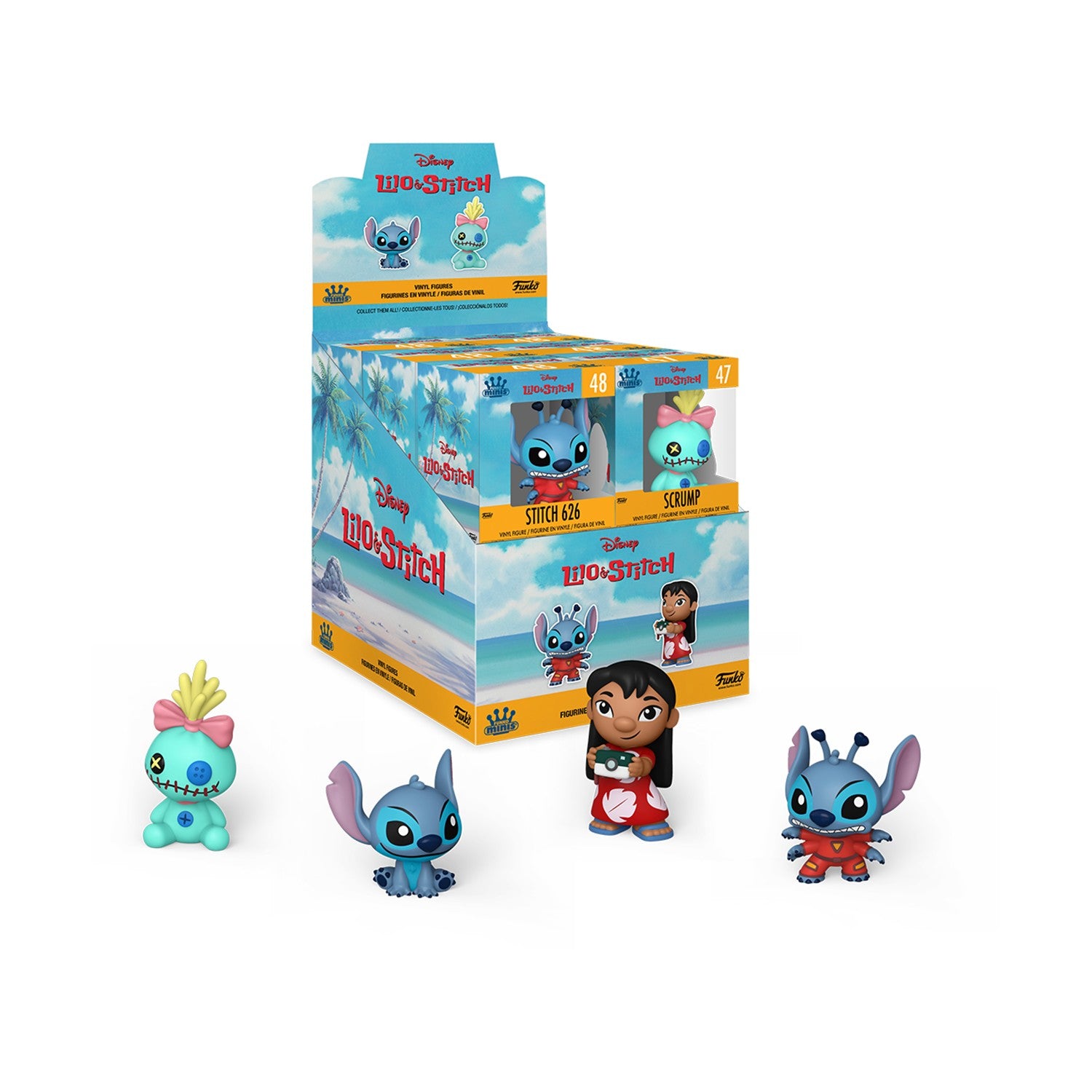 Funko Minis Disney: Lilo & Stitch (Random) Vinyl Figures