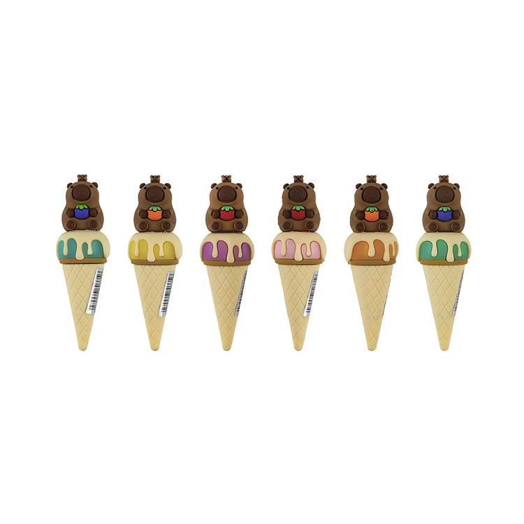 Μαρκαδόρος CENTRUM Capybara Ice Cream - 6 χρώματα