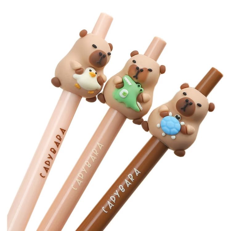 Στυλό Gel CENTRUM Capybara - 3 σχέδια closeup