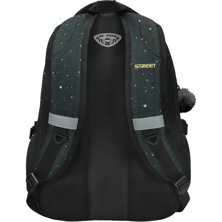 Τσάντα Σχολική Street Active Galactic 33x20x46cm - Εργονομική Πλάτη Air System