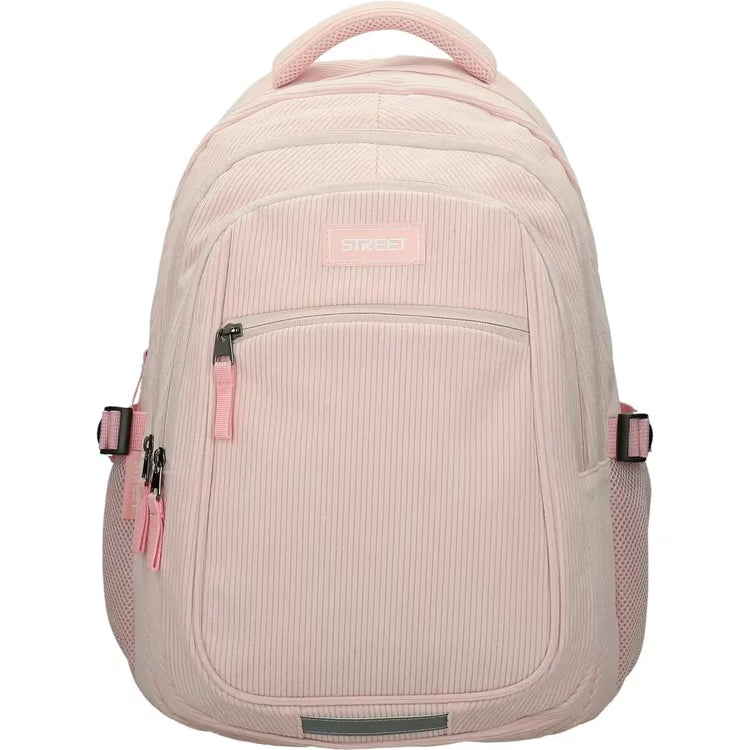 Τσάντα Σχολική Street Infinity Blush 33x22x45cm - Εργονομική Πλάτη Air System