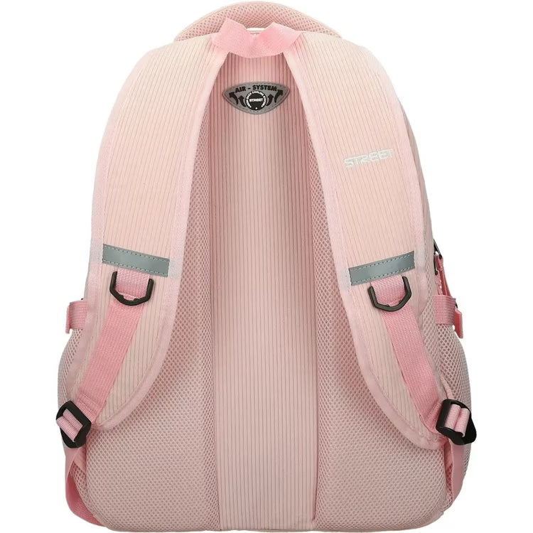 Τσάντα Σχολική Street Infinity Blush 33x22x45cm - Εργονομική Πλάτη Air System