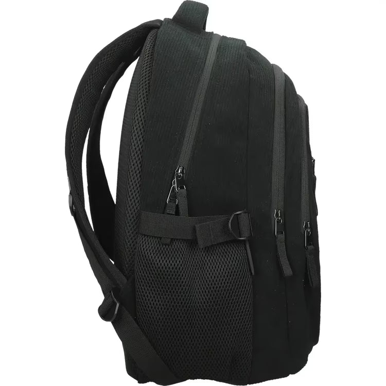 Τσάντα Σχολική Street Infinity Noir 33x22x45cm - Εργονομική Πλάτη Air System