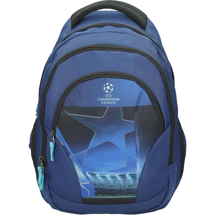 Backpack Σχολική Τσάντα Street Champions League Blue 45x31x22cm
