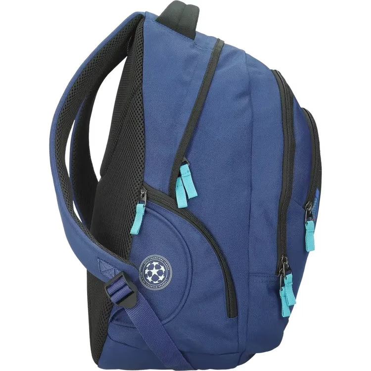 Backpack Σχολική Τσάντα Street Champions League Blue 45x31x22cm
