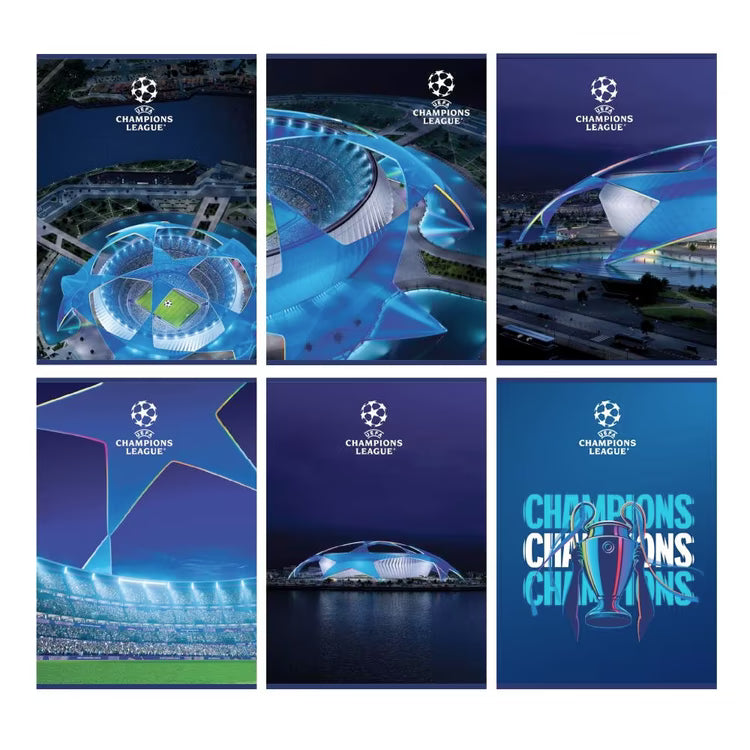 Τετράδιο Ριγέ Street Champions League A4 54φύλ. 80g - 6 Σχέδια