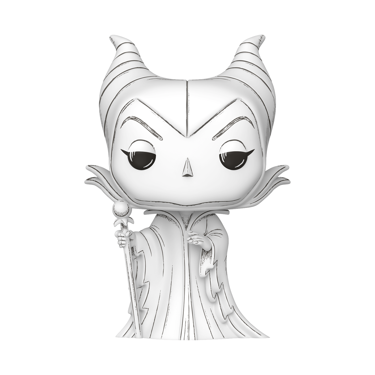 Funko Pop! Disney: Sleeping Beauty (Sketched) - Maleficent #1648 Vinyl Figure