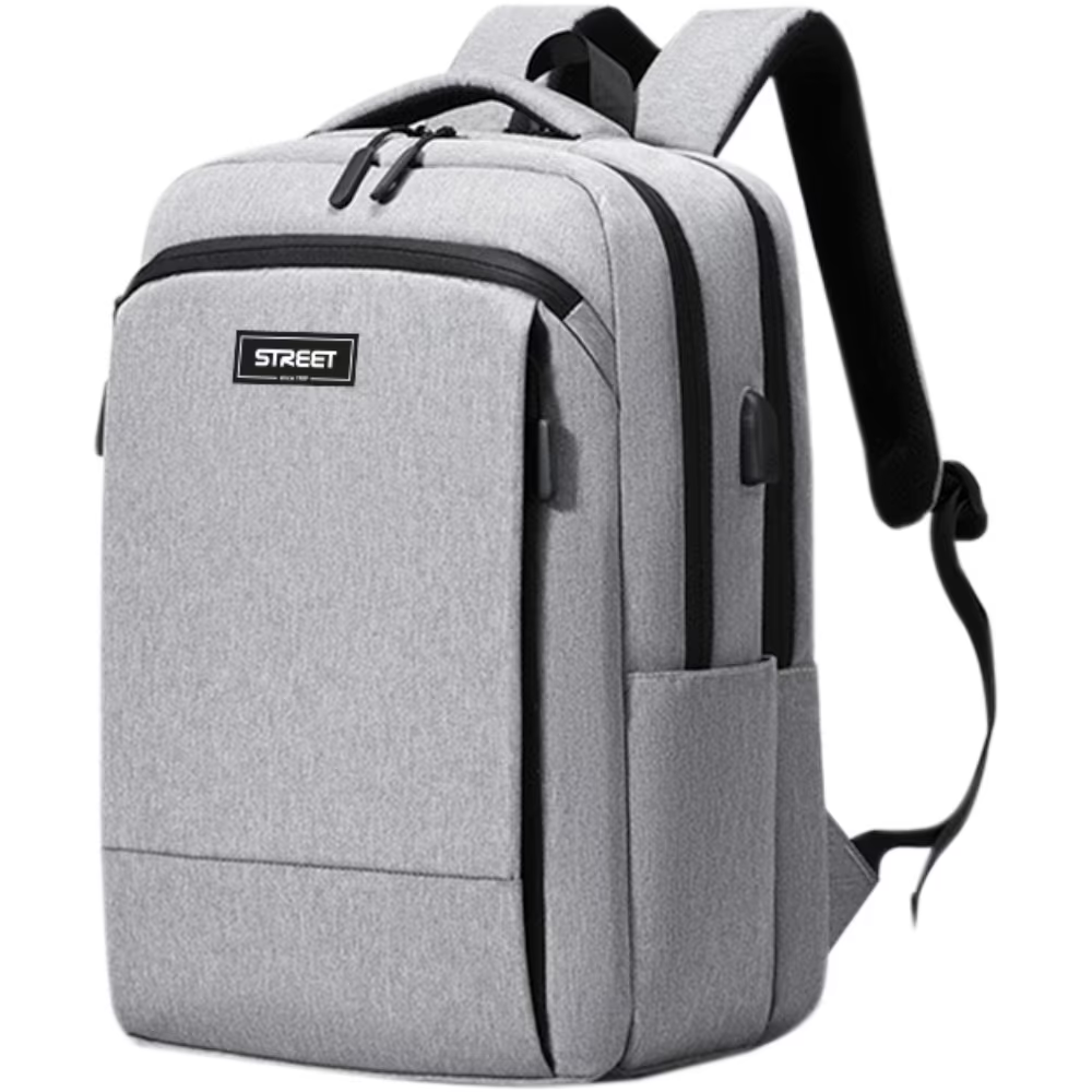 ΤΣΑΝΤΑ BACKPACK STREET ELITE GREY 46x32x17cm (θηκη για laptop)
