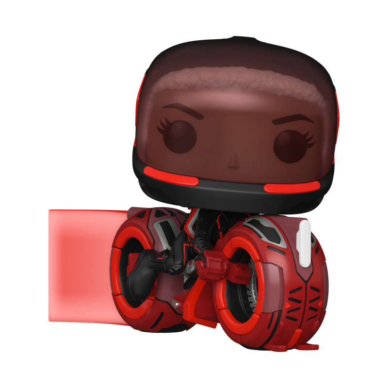 Funko Pop! Rides Disney: Tron Ares - Athena with Light Cycle #316 Vinyl Figure