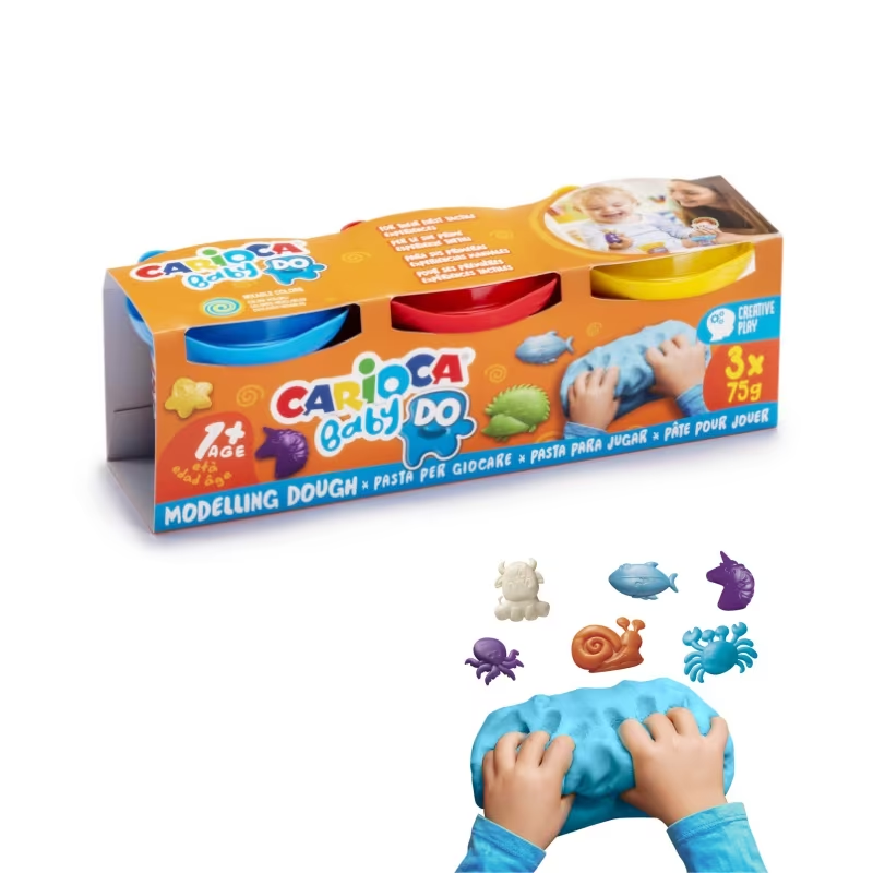 ΠΛΑΣΤΟΖΥΜΑΡΑΚΙΑ CARIOCA BABY 1+ ΣΕΤ 3/75gr