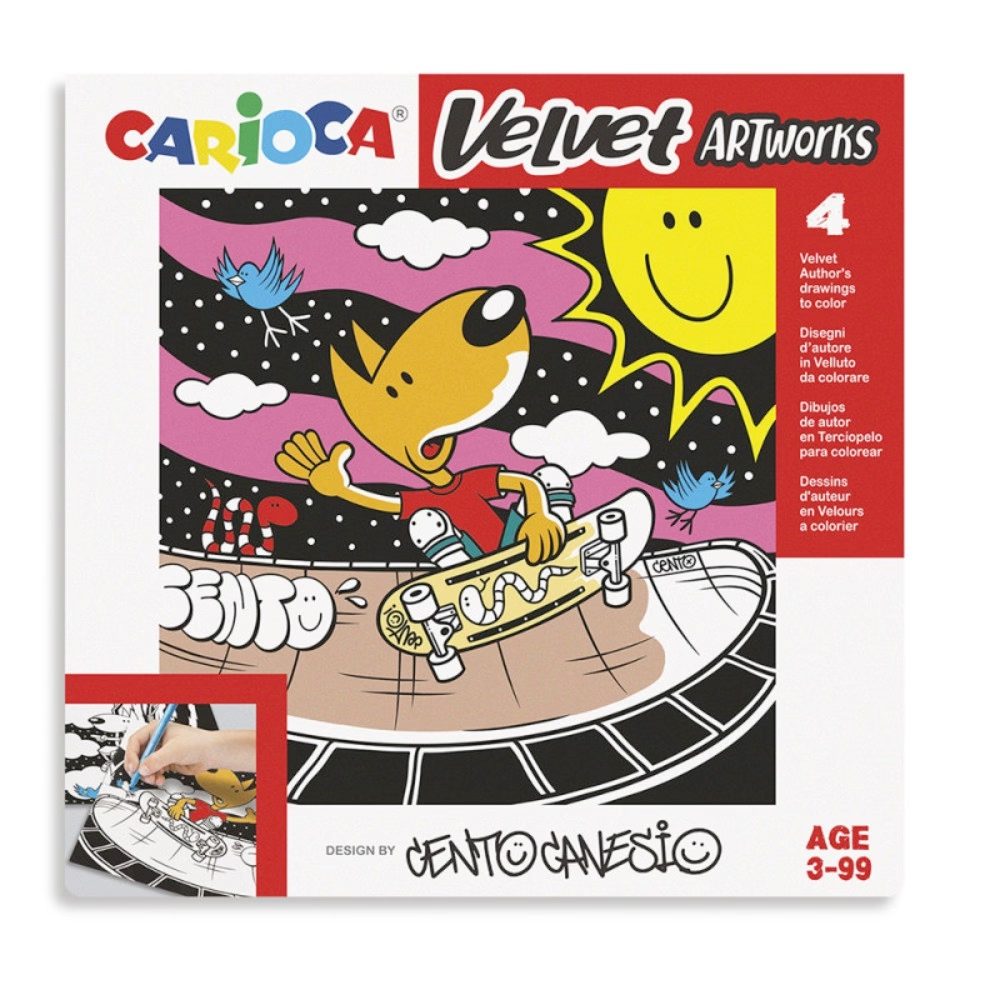 Σετ Ζωγραφικής Carioca Velvet Cento Sport