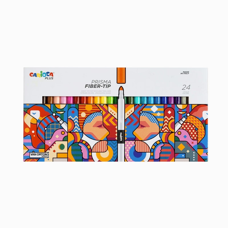 Μαρκαδόροι Art Carioca Plus Σετ 24 Χρωμάτων – Κωδικός 10345207