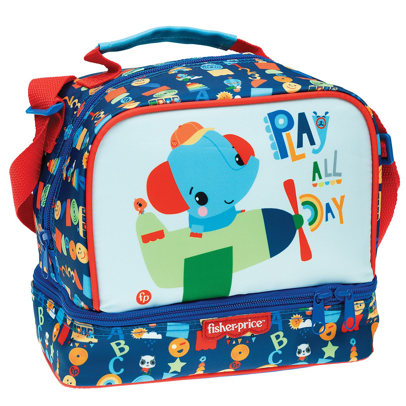 Ισοθερμικό Τσαντάκι Φαγητού Fisher Price Airplane 20x21x15cm