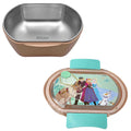 Δοχείο Φαγητού Stainless Steel & Πλαστικό pp 680ml Frozen 16,5x6,5x15cm 680ml