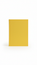 Zesty Yellow Hardbound Notebook With Smooth Pages