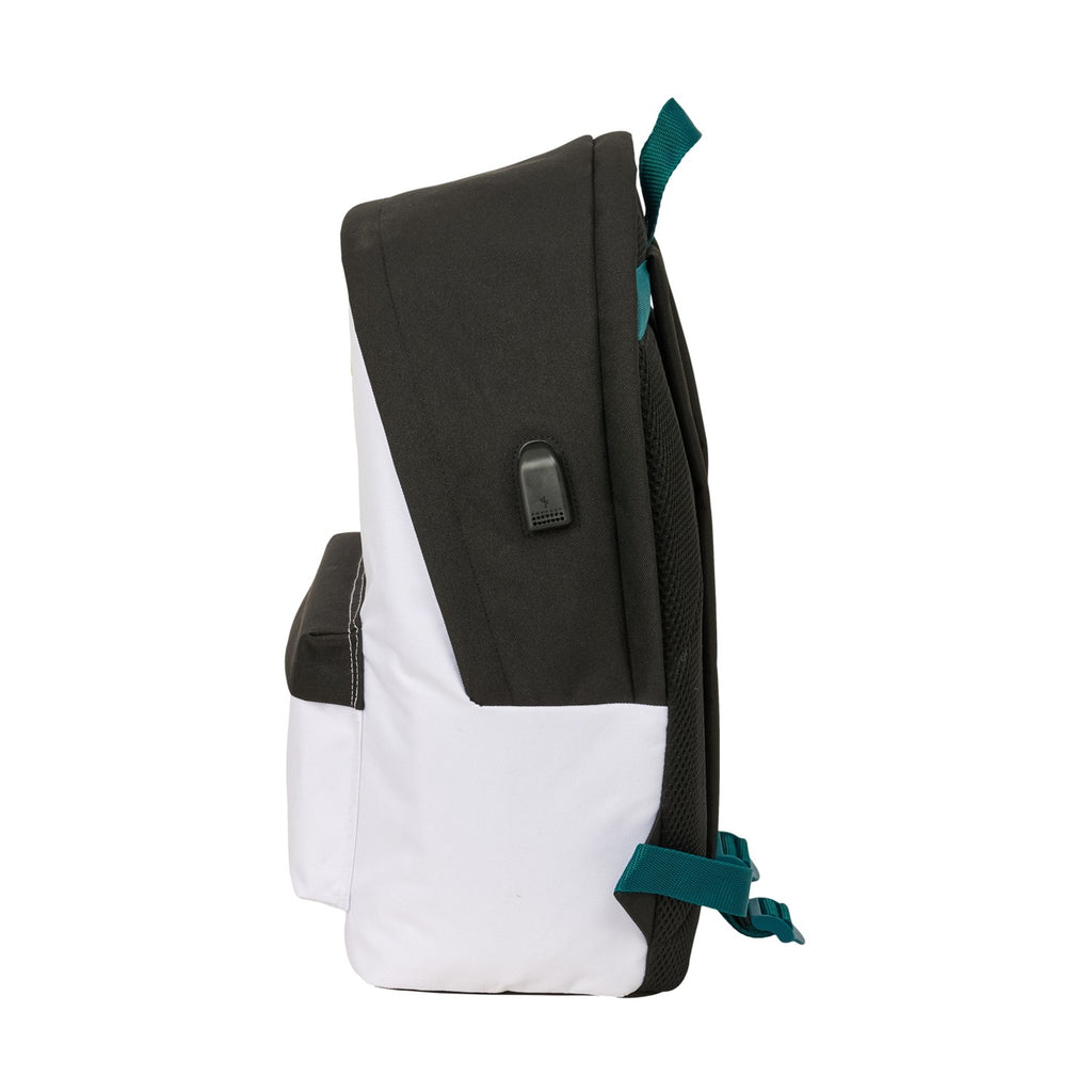 Σάκιδιο Real Madrid - Double Backpack για Laptop 15,6" + USB