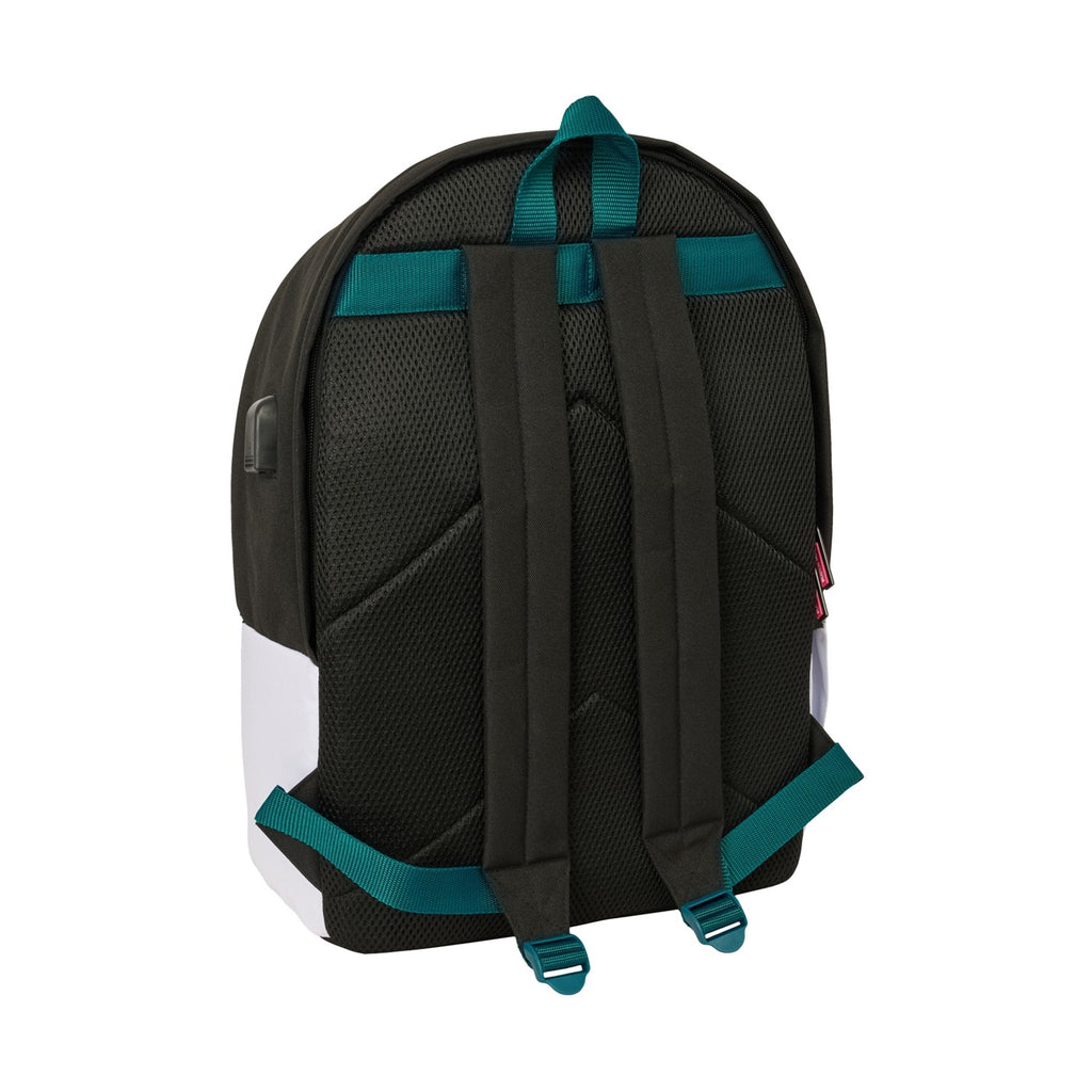 Σάκιδιο Real Madrid - Double Backpack για Laptop 15,6" + USB