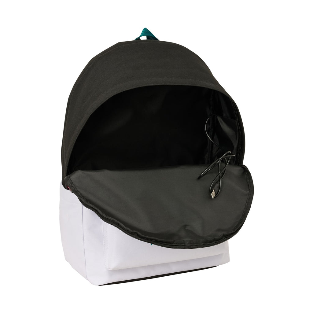 Σάκιδιο Real Madrid - Double Backpack για Laptop 15,6" + USB