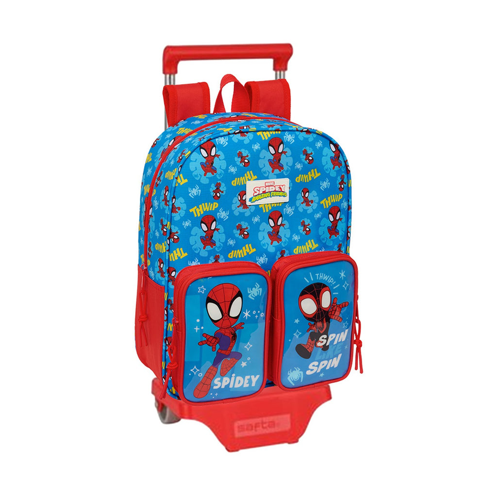 Safta Spidey – Τρόλεϊ Σακίδιο Πλάτης (Αφαιρούμενο) Small (34cm) (612662185)