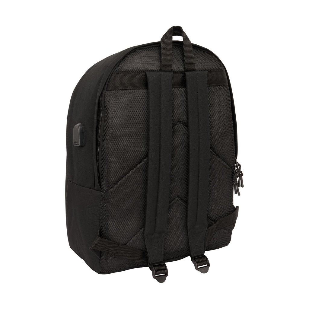 Σάκιδιο F.C. Barcelona - Laptop Double Backpack 40cm Μαύρο + USB