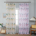 Παιδική κουρτίνα με ανανάδες ροζ 270 × 280 cm – 1 τεμάχιο