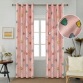 Παιδική κουρτίνα με καρδούλες ροζ 270 × 280 cm – 1 τεμάχιο