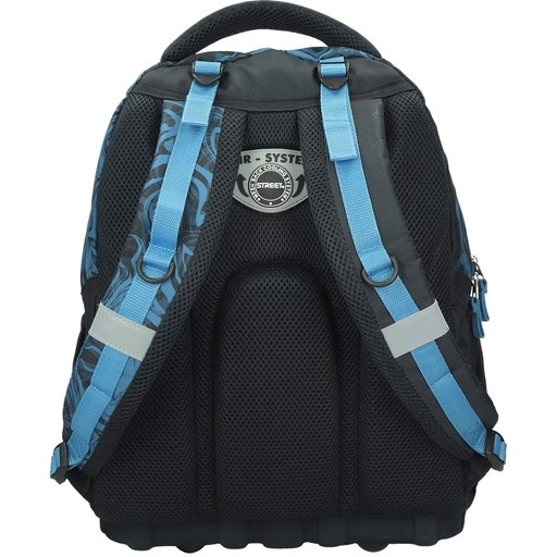ΤΣΑΝΤΑ ΣΧΟΛΙΚΗ STREET NETTED 31x16x43cm (με εργονομική πλάτη air system και σκληρό πάτο)