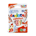 Μαρκαδόροι Carioca Stamperello – Σετ 6 Χρωμάτων με Διπλή Μύτη και Σφραγίδες