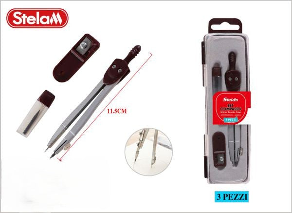 Σετ Διαβήτη YT-103 (Καφέ) – Compass Set 24368-5