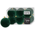 Μπάλες Βελούδινες Κυπαρίσσι πακ=12τεμ φ4 ø4cm Xmasfest 1133573