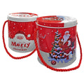 Κουτί Μεταλλικό Κυλινδρικό με Κορδόνι Xmas 11x11cm Xmasfest 1133685