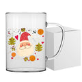Κούπα Γυάλινη Borosilicate Άγιος Βασίλης 380ml Xmasfest 1133880