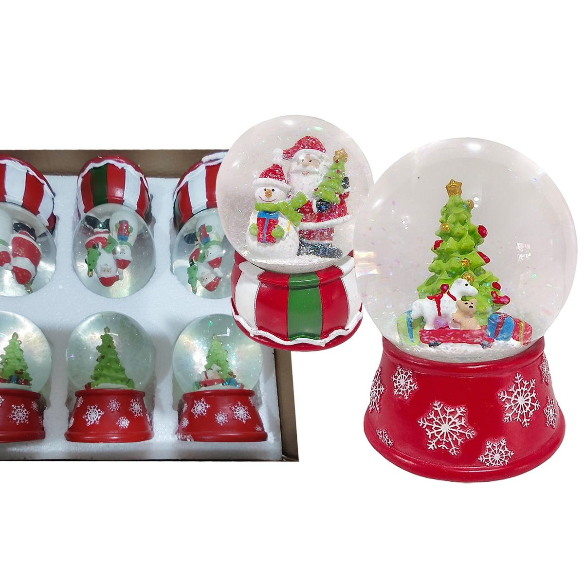 Χιονόμπαλα Άγιος Βασίλης ø10cm Xmasfest 1133893