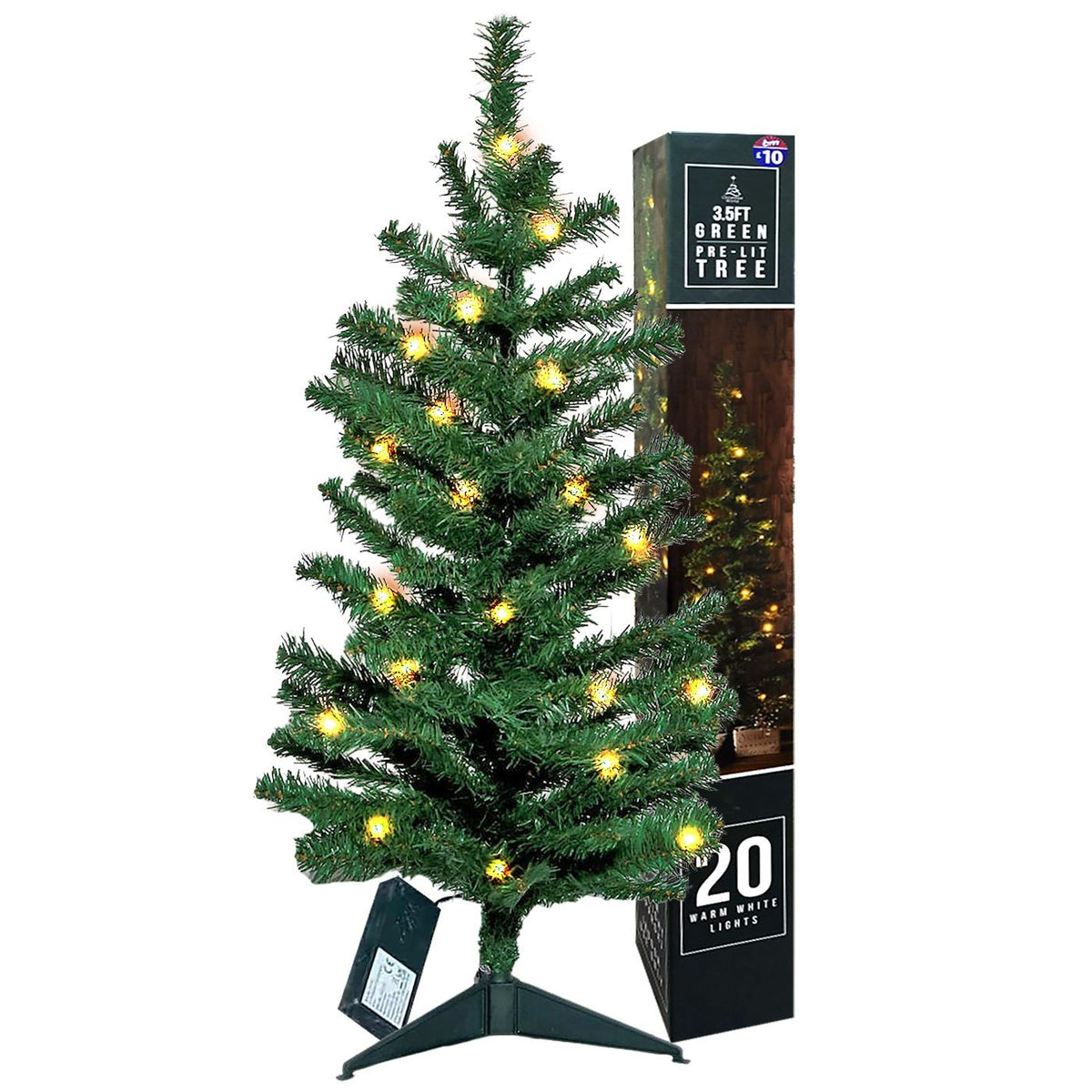 Δέντρο με 20LED Μπαταρίας 100cm Xmasfest 1134006