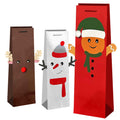 Τσάντα Δώρου Χάρτινη Ποτού Xmas Φιγούρα 37x13x13cm Xmasfest 1134022