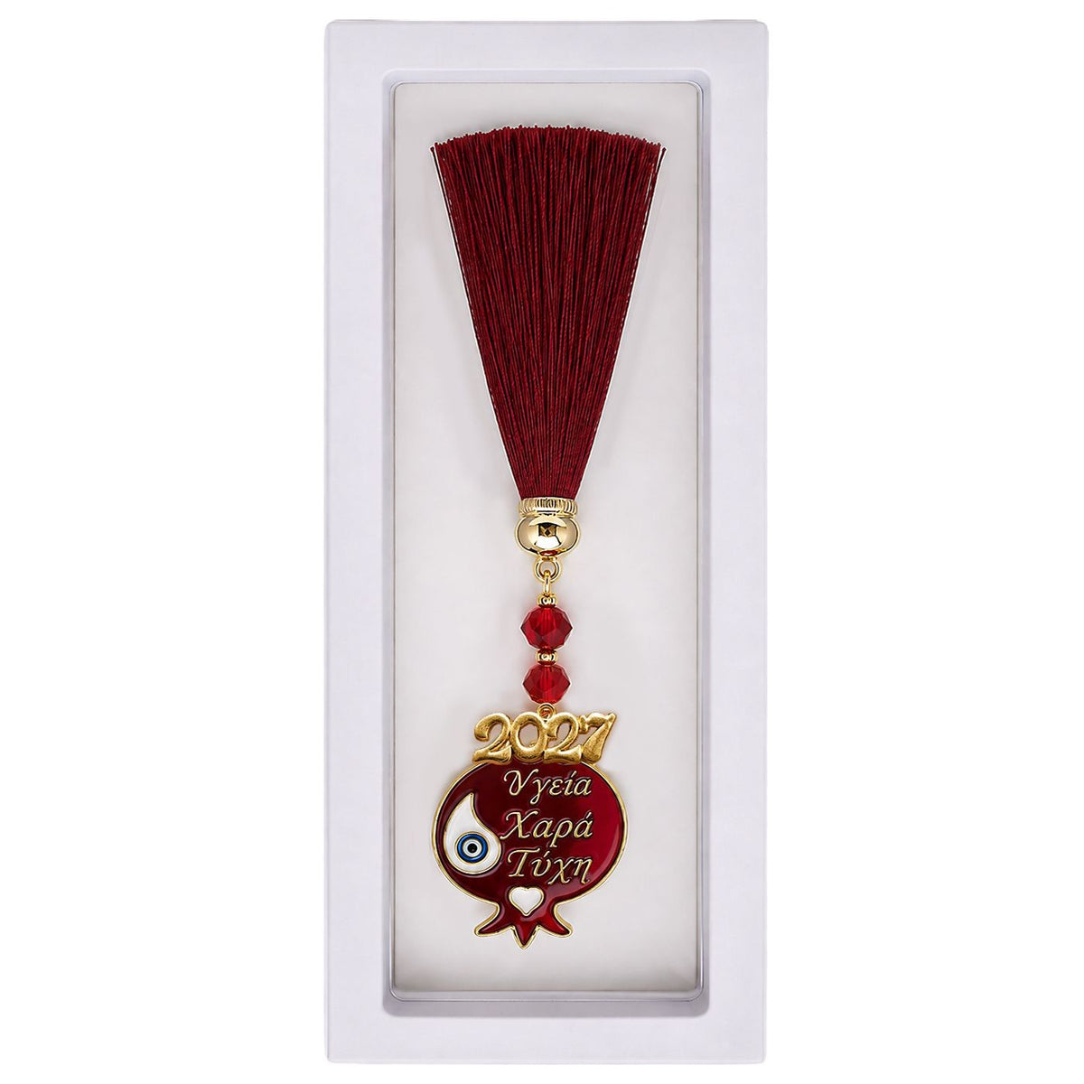 Γούρι Ρόδι σε Κουτάκι. Υγεία, Χαρά, Τύχη 23.5cm Xmasfest 1134127