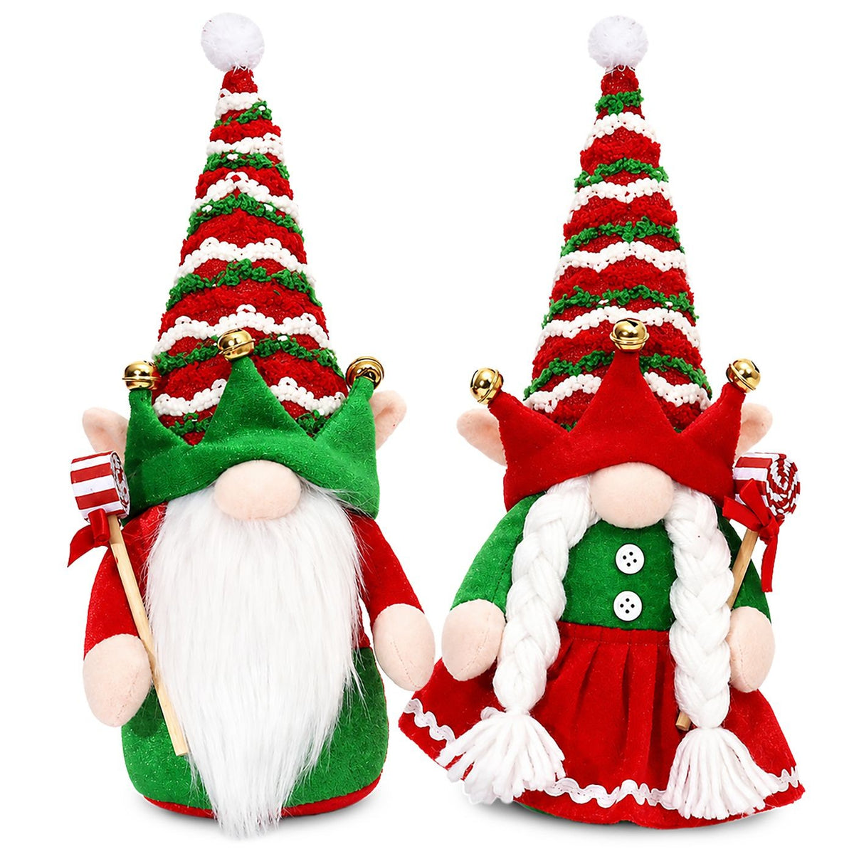 Φιγούρα Διακοσμητική Gnome με Καμπανάκια 30cm Xmasfest 1134198