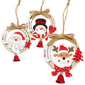 Στεφανάκι Ξύλινο με Καμπανάκι 13 x ø11cm Xmasfest 1134243
