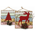 Πινακίδα Xmas Ξύλινη Κρεμαστή 30x31cm Xmasfest 1134297