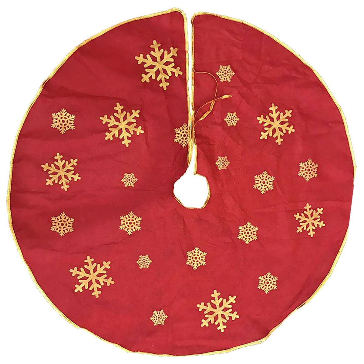 Ποδιά Δέντρου Σχέδια Χρυσόσκονης ø90cm Xmasfest 113627