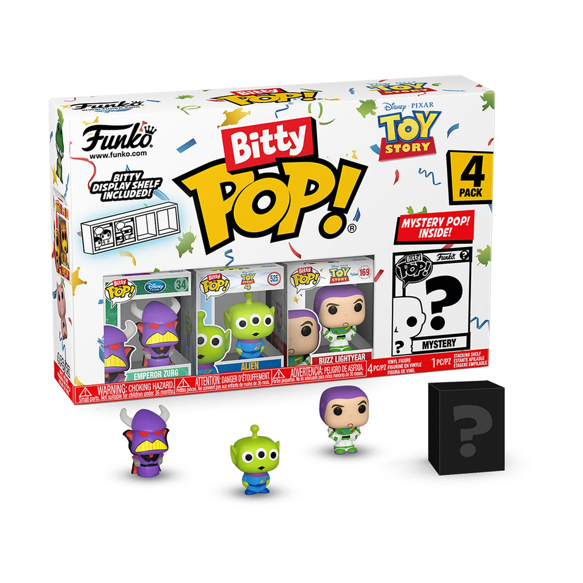 Funko Bitty Pop! 4-Pack: Disney Toy Story - Emperor Zurg Vinyl Figures 73043