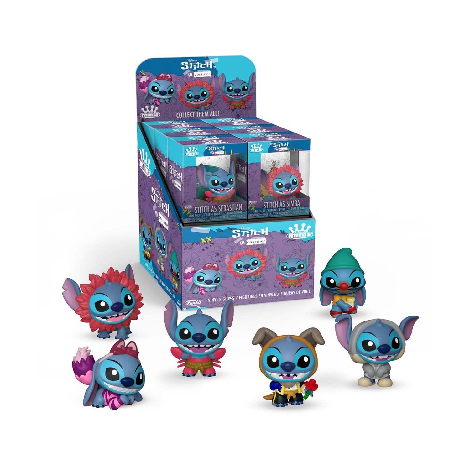 Funko Mystery Minis: Disney - Stitch in Costume (Blind Box/Random) Vinyl Figures