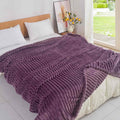 Κουβέρτα Extra Soft Ribbed Blanket με Ανάγλυφες Ρίγες