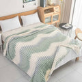 Κουβέρτα Extra Soft Ribbed Blanket με Ανάγλυφες Ρίγες - Βεραμάν–Γκρι–Εκρού
